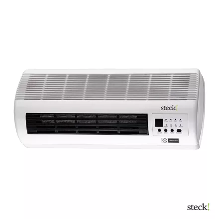Steck STF 01F PTC Elektromos ventilátoros fűtőtest távirányítóval