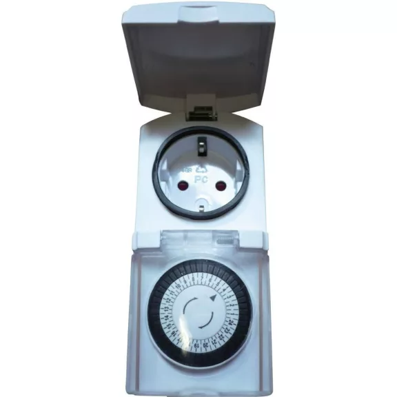 Mechanikus napi időkapcsoló kültéri STM 240K IP44 Mechanikus napi időkapcsoló kültéri STM 240K IP44