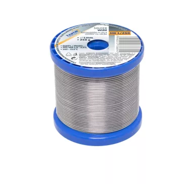   Home SW 1/250 forrasztóón, 1mm, 250g, európai gyártótól származó kiváló minőségű forrasztóón, összetétel: SN/PB: 60/40%, gyanta: 2,0%