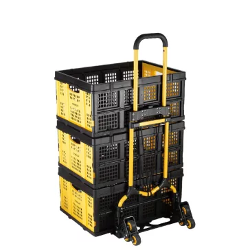   STANLEY SXWTD-FT584 összecsukható molnárkocsi, lépcsőjáró, 60 kg teherbírás, tömege 4 kg, 6 db kerék lépcsőjáráshoz