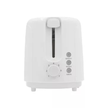   HAUSER T-232 kenyérpirító, 700 W, 2 szeletes, fokozatmentes pirítás, fehér színű