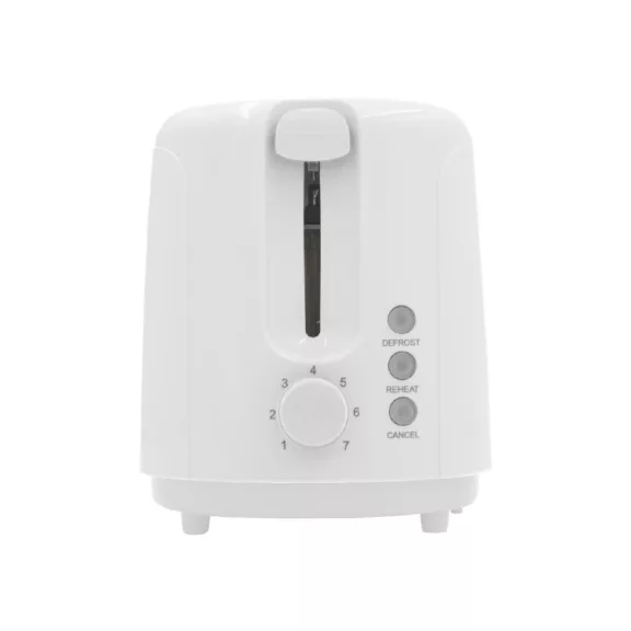 HAUSER T-232 kenyérpirító, 700 W, 2 szeletes, fokozatmentes pirítás, fehér színű HAUSER T-232 kenyérpirító, 700 W, 2 szeletes, fokozatmentes pirítás, fehér színű