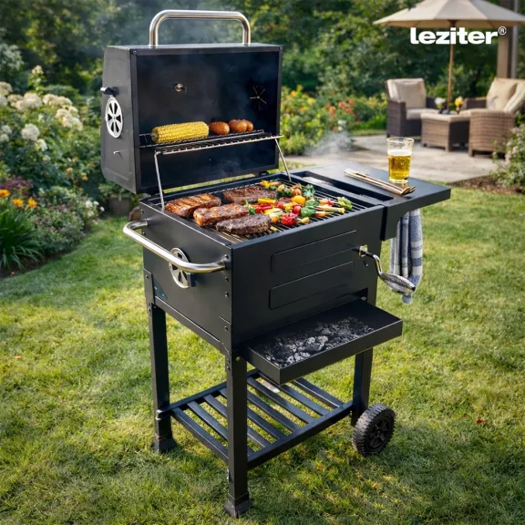 Helix multifunkciós faszenes kerti grillsütő Helix multifunkciós faszenes kerti grillsütő