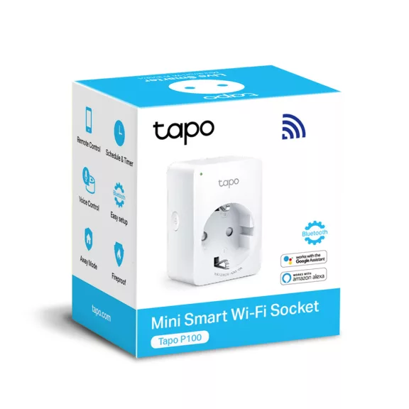 TP-LINK Okos Dugalj Wi-Fi-s, TAPO P100(1-PACK) TP-LINK Okos Dugalj Wi-Fi-s, TAPO P100(1-PACK)
