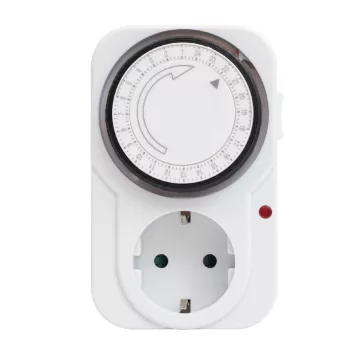   Home TG 3 mechanikus kültéri időzítő óra, 24 órára programozható, naponta ismétlődő kapcsolások, 250 V, 3680 W