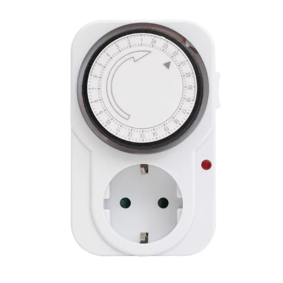 Home TG 3 mechanikus kültéri időzítő óra, 24 órára programozható, naponta ismétlődő kapcsolások, 250 V, 3680 W
