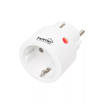   Home TH2300 távirányítható mini hálózati aljzat, max. 2300W, 40m hatótáv, LED visszajelző