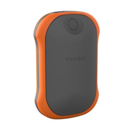 THAW THA-HND-0013-G újratölthető kézmelegítő, powerbank funkcióval, nagy, 10.000 mAh kapacitás, újratölthető, 3 üzemmód, max. 60 °C