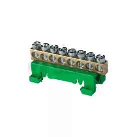   KALAPSÍNES RÖGZÍTŐ ADAPTER (P+F) + 8FURATOSBEKÖTŐKAPOCS - ZÖLD THP-ADAPTER-K8-GR