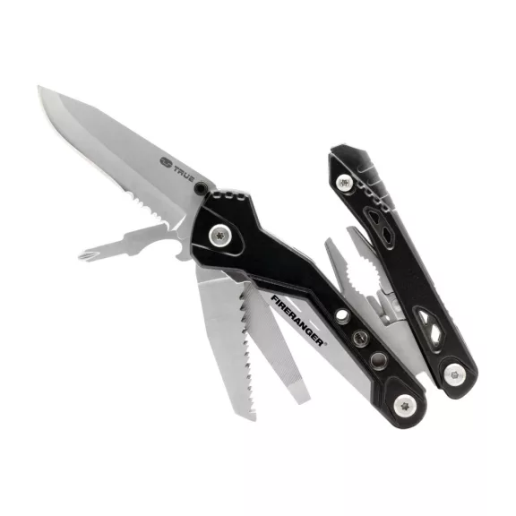 True Utility Fireranger, TU182, 7 cm penge, tűzkő, vészsíp, rozsdamentes acél szerszámok True Utility Fireranger, TU182, 7 cm penge, tűzkő, vészsíp, rozsdamentes acél szerszámok