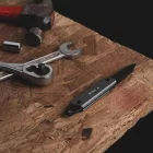 True Utility Modern Keychain Knife, TU7060N, 4 cm rozsdamentes acél penge, multifunkcionális, eloxált alumínium markolat