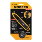 True Utility Modern Keychain Knife, TU7060N, 4 cm rozsdamentes acél penge, multifunkcionális, eloxált alumínium markolat