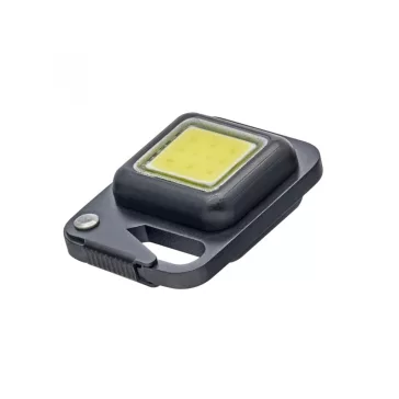   True Utility Buttonlite, TU919K, tölthető lámpa, 4 funkció, 47 lm COB LED, Li-ion, rozsdamentes acélváz