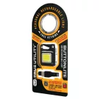 True Utility Buttonlite, TU919K, tölthető lámpa, 4 funkció, 47 lm COB LED, Li-ion, rozsdamentes acélváz
