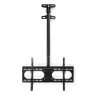 Nedis mennyezeti (plafonra szerelhető) TV / monitor állvány / tartó konzol, 42-65", dönthető, forgatható TVCM1350BK