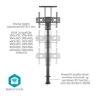 Nedis 37-80" LCD TV/Monitor Motoros Állvány (tartó konzol), állítható magasság 79 - 184 cm, Smart Wi-Fi
