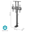 Nedis 37-80" LCD TV/Monitor Motoros Állvány (tartó konzol), állítható magasság 79 - 184 cm, Smart Wi-Fi