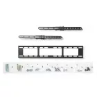 NEDIS TVWM1151BK 37"-70 Tv és monitor fali tartókonzol, dönthető, maximum 35 kg, billenési szög: 20°