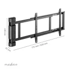 Nedis LCD TV /motoros fali tartó konzol, 32-75", max. eherbírás 60 kg, faltáv:56mm, távirányító