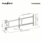 Nedis LCD TV /motoros fali tartó konzol, 32-75", max. eherbírás 60 kg, faltáv:56mm, távirányító