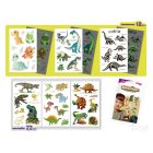 Dinoszauruszos tetoválás matrica szett - 40 db / csomag