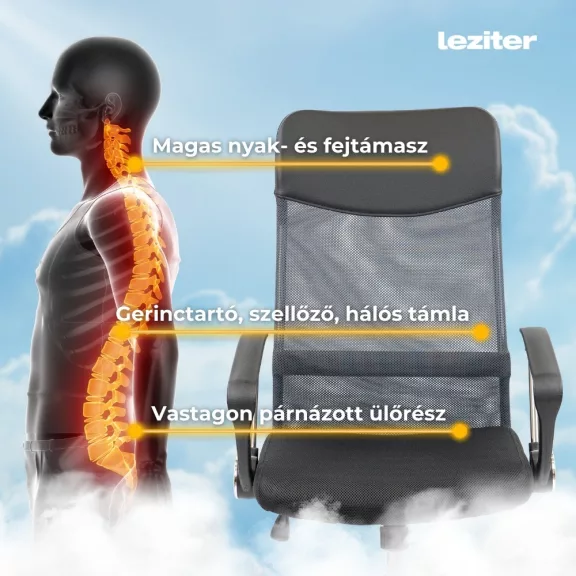 Fit ergonomikus irodai forgószék Fit ergonomikus irodai forgószék
