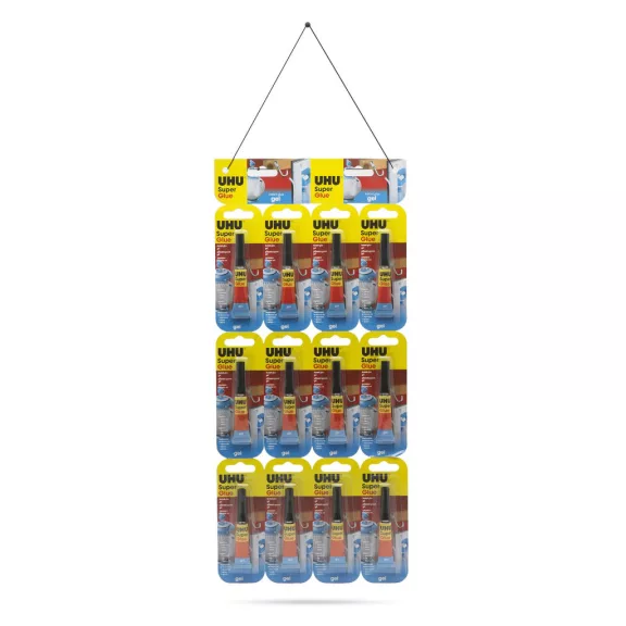 UHU Super Glue pillanatragasztó 2 g gél UHU Super Glue pillanatragasztó 2 g gél