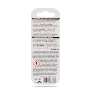 UHU Super Glue pillanatragasztó 3 g liquid