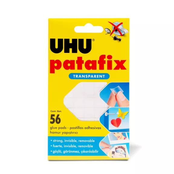 UHU Patafix Invisible gyurmaragasztó - 56 db / csomag UHU Patafix Invisible gyurmaragasztó - 56 db / csomag