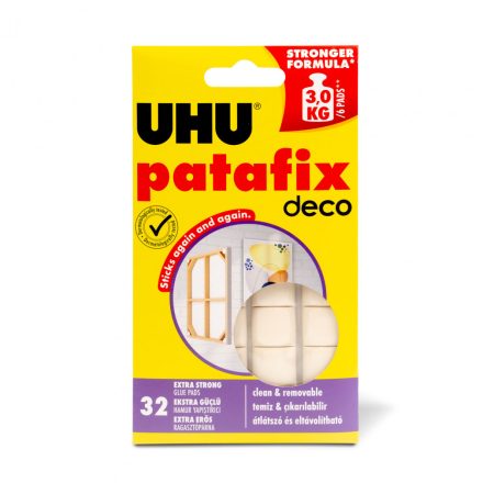UHU Patafix homedeco - fehér gyurmaragasztó  - 32 db / csomag