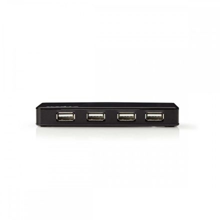 USB hub | USB-A Dugasz | 4x USB A Female | 4-Port port(s) | USB 2.0 | Hálózati Áramellátás / USB-áramellátású | 4x USB