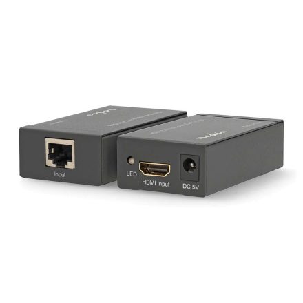 HDMI ™ Hosszabbító | Cat6-on keresztül | 60.0 m-ig | 1080p | 1.65 Gbps | Fém | Antracit