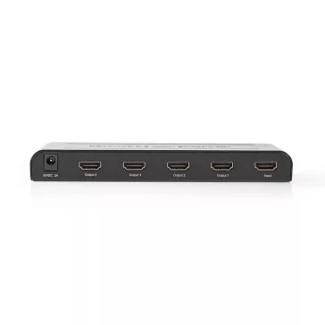   Nedis  HDMI splitter, 1 x HDMI be - 4 x HDMI ki, 4K@60Hz VSPL3474AT