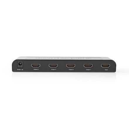 Nedis  HDMI splitter, 1 x HDMI be - 4 x HDMI ki, 4K@60Hz VSPL3474AT