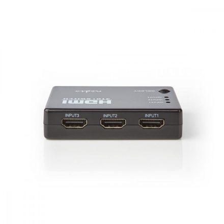 HDMI ™ Switch | 3-Port port(s) | 3x HDMI™ Bemenet | 1x HDMI™ Kimenet | 1080p | 3.4 Gbps | ABS | Fekete