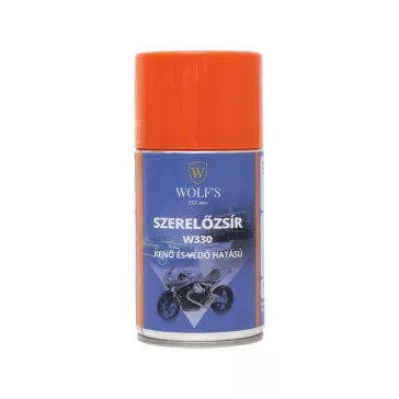   WOLF’S W330-250 szerelőzsír, 160 °C-ig hőálló, élelmiszeripari tisztaságú, 250ml