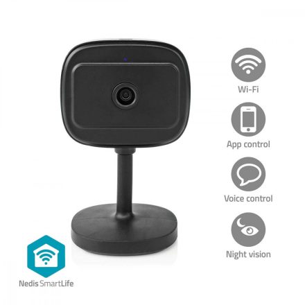 SmartLife beltéri kamera | Wi-Fi | Full HD 1080p | Felhőalapú Tárolás (opcionális) / microSD (nem tartozék) / Onvif | Mozgásérzékelővel | Éjjellátó