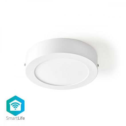 SmartLife Mennyezeti lámpa Wi-Fi | Hideg Fehér / Meleg Fehér | Kerek | Átmérő: 170 mm WIFILAW10WT