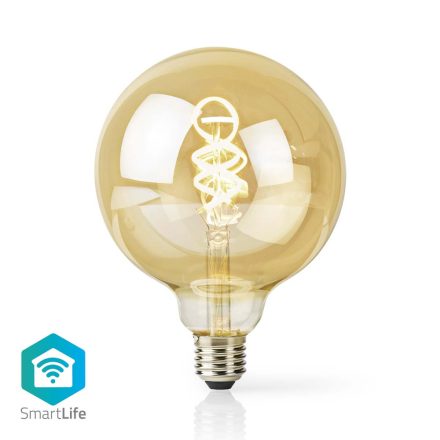 SmartLife LED izzó | Wi-Fi | E27 | 360 lm | 4.9 W | Meleg és lehűlni fehér | 1800 - 6500 K | Üveg | Android™ / IOS | Globe | 1 db