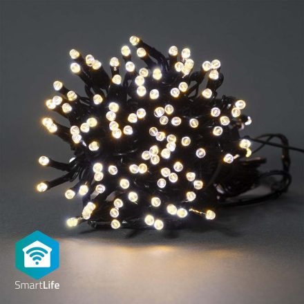 SmartLife Dekoratív LED | Húr | Wi-Fi | Meleg Fehér | 200 LED's | 20.0 m | Android™ / IOS