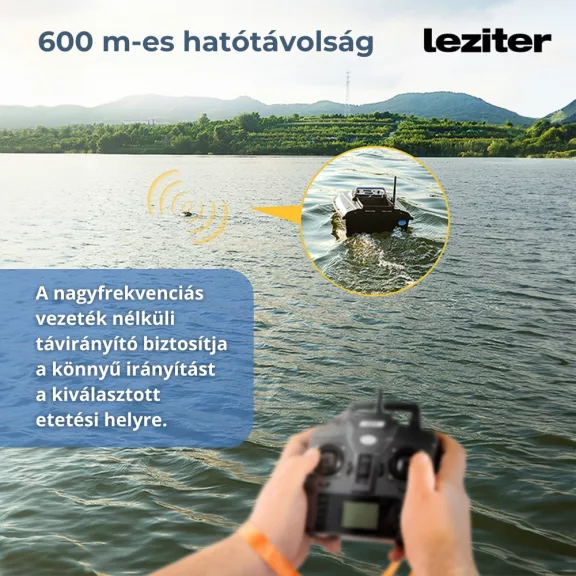 Etetőhajó X2 GPS hátrakidobós terepmintás zöld Etetőhajó X2 GPS hátrakidobós terepmintás zöld