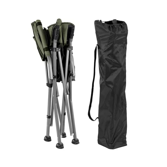 Leziter Comfort karfás horgász szék pohártartóval zöld Leziter Comfort karfás horgász szék pohártartóval zöld