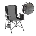 Leziter Comfort Plus karfás horgász szék pohártartóval szürke