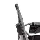 Leziter Comfort Plus karfás horgász szék pohártartóval szürke