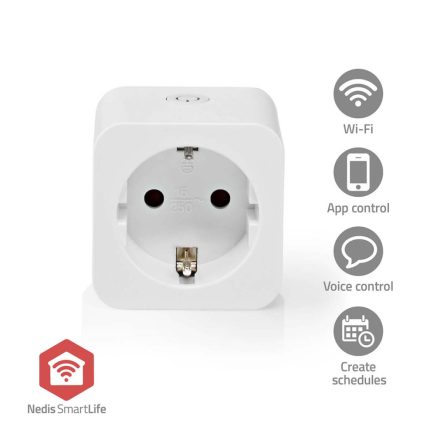 SmartLife Intelligens Csatlakozó | Zigbee 3.0 | IP21 | Teljesítmény mérő | 3680 W | Hybrid (CEE 7/7) | 0 - 55 °C | Android™ / IOS | Fehér | 1 db