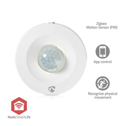 SmartLife mozgásérzékelő Zigbee IP20 érzékelő szöge: 120 ° | Érzékelő hatósugara: 7 m ZBSM10WT