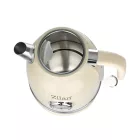 Zilan ZLN1184 retró vízforraló, 2200 W, 1,7 literes, hőmérsékletkijelzés, 360°-ban forgatható állvány, fehér