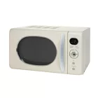 Zilan ZLN1245 retró mikrohullámú sütő, 700 W, 20 liter, 6 fokozat, LED kijelző, gyerekzár, elektronikus vezérlő, bézs