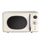 Zilan ZLN1245 retró mikrohullámú sütő, 700 W, 20 liter, 6 fokozat, LED kijelző, gyerekzár, elektronikus vezérlő, bézs
