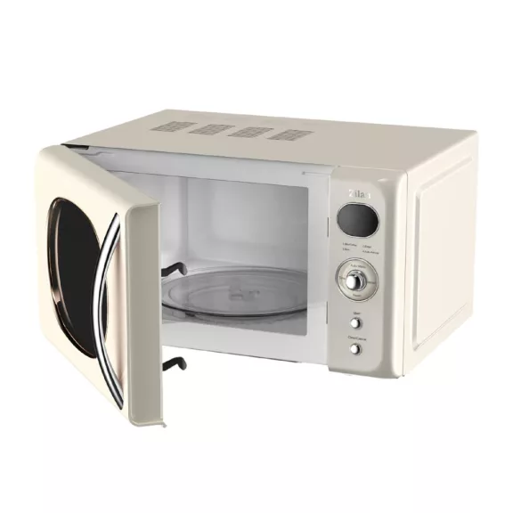 Zilan ZLN1245 retró mikrohullámú sütő, 700 W, 20 liter, 6 fokozat, LED kijelző, gyerekzár, elektronikus vezérlő, bézs Zilan ZLN1245 retró mikrohullámú sütő, 700 W, 20 liter, 6 fokozat, LED kijelző, gyerekzár, elektronikus vezérlő, bézs